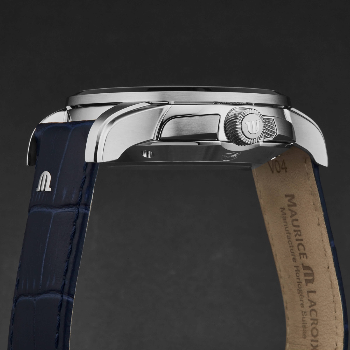 Maurice Lacroix Pontos Chronograph Automatic Blue Dial Watch PT6388-SS001-420-4