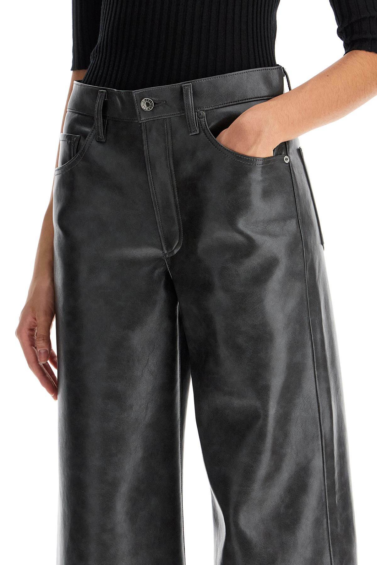 AGOLDE recycled leather pants Grey