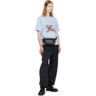 Burberry Gray City Check Belt Bag