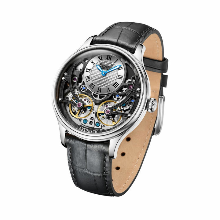 Photo: Arbutus Broadway Silver-tone Dial Mens Watch AR2404SWB