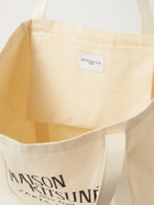 Maison Kitsuné - Palais Royal Logo-Print Cotton-Canvas Tote Bag