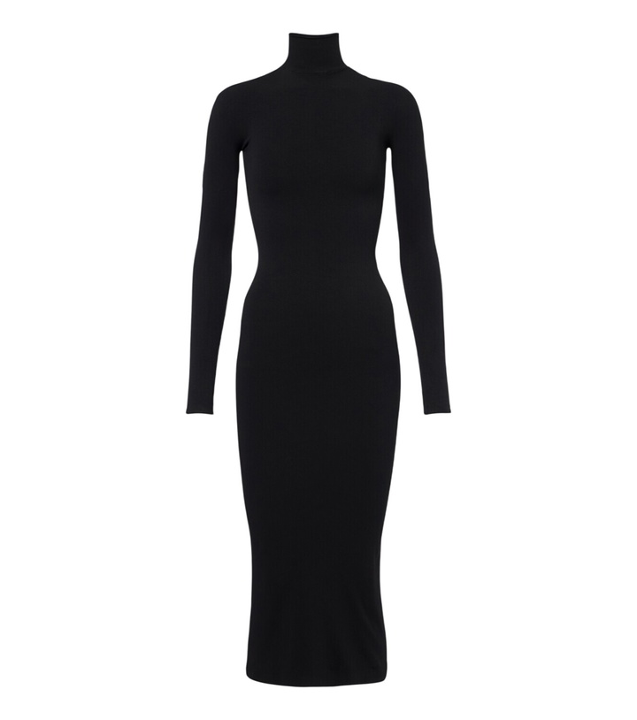 Photo: Gucci Jersey turtleneck midi dress