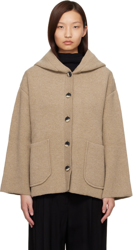 Photo: Proenza Schouler Beige Proenza Schouler White Label Nelly Cardigan