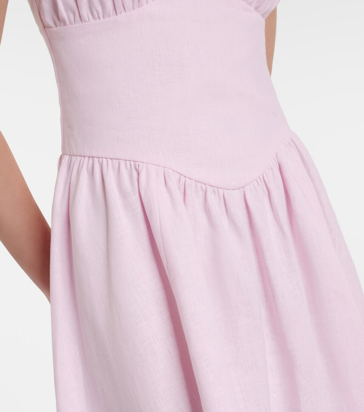 Faithfull Vares linen midi dress