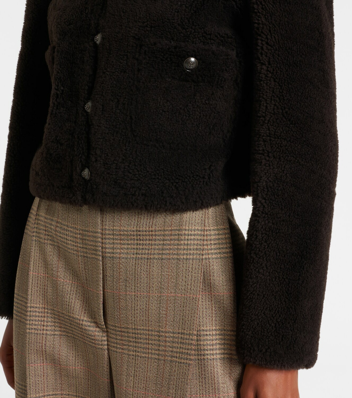 Dorothee Schumacher Soft Touch cropped reversible leather jacket