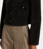 Dorothee Schumacher Soft Touch cropped reversible leather jacket