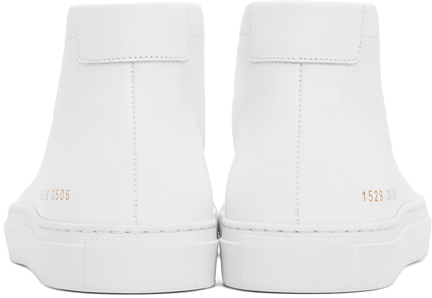 Common Projects White Achilles Mid Sneakers