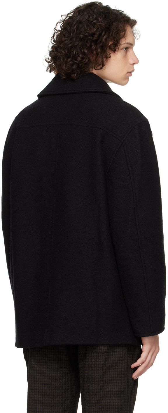 Schnayderman's Black Spread Collar Jacket