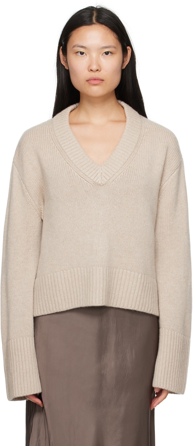 LISA YANG Beige 'The Aletta' Sweater