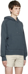 TOM FORD Blue Drawstring Hoodie