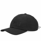 Versace Men's Tonal Logo Cap in Black/Palladium