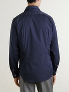 Eleventy - Cotton-Blend Shirt - Blue