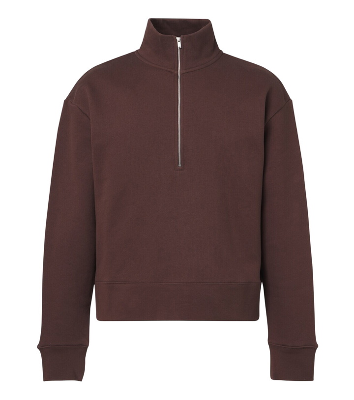 Photo: Studio Nicholson Cotton jersey half-zip sweatshirt