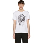 Alexander McQueen White Patchwork Skull T-Shirt