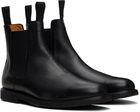 Common Projects Black Classic Chelsea Boots