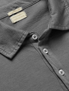 Massimo Alba - Cotton and Cashmere-Blend Polo Shirt - Gray