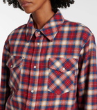 God's True Cashmere Ski Santa Tartan cashmere shirt