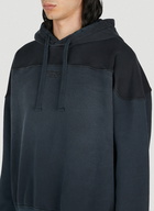 Guess USA - Two Tone Hooded Sweatshirt in Black