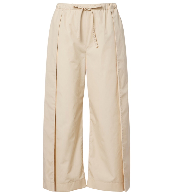 Photo: Loewe Paula's Ibiza cotton poplin cropped pants