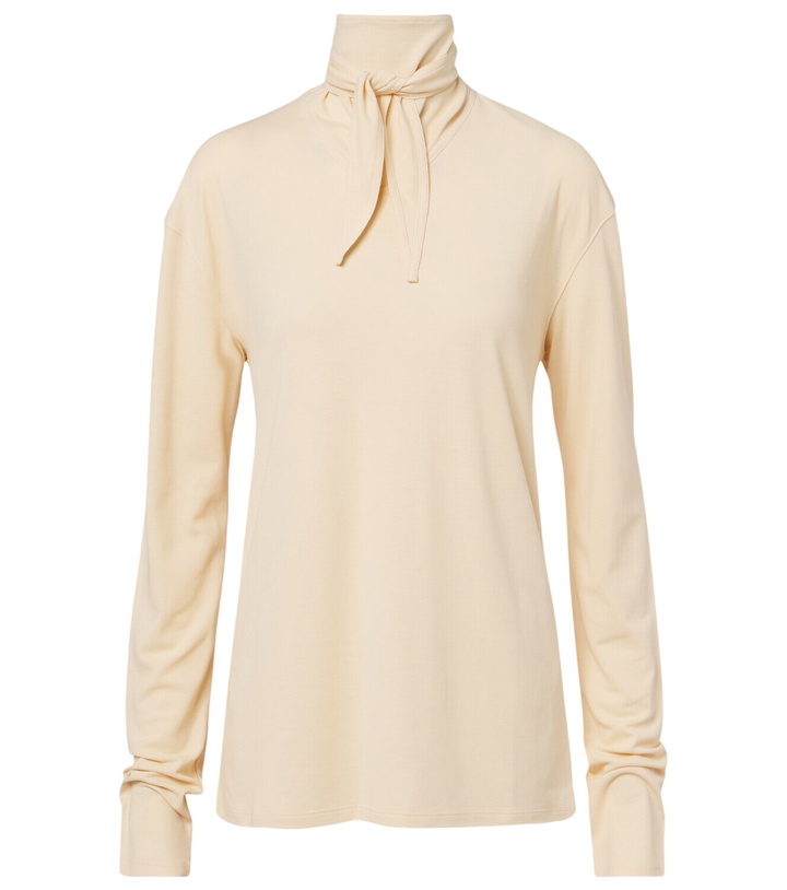 Photo: Lemaire Cotton jersey turtleneck top