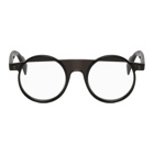 Yohji Yamamoto Black Round Classic Glasses