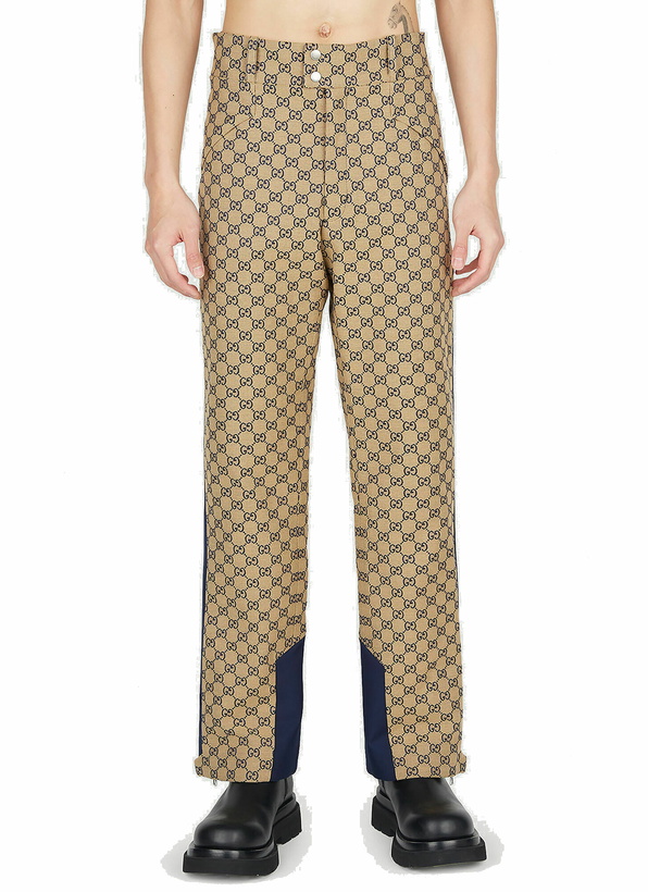 Photo: Gucci - GG Jacquard Pants in Beige