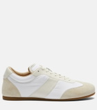 Lemaire Soft suede-trimmed sneakers
