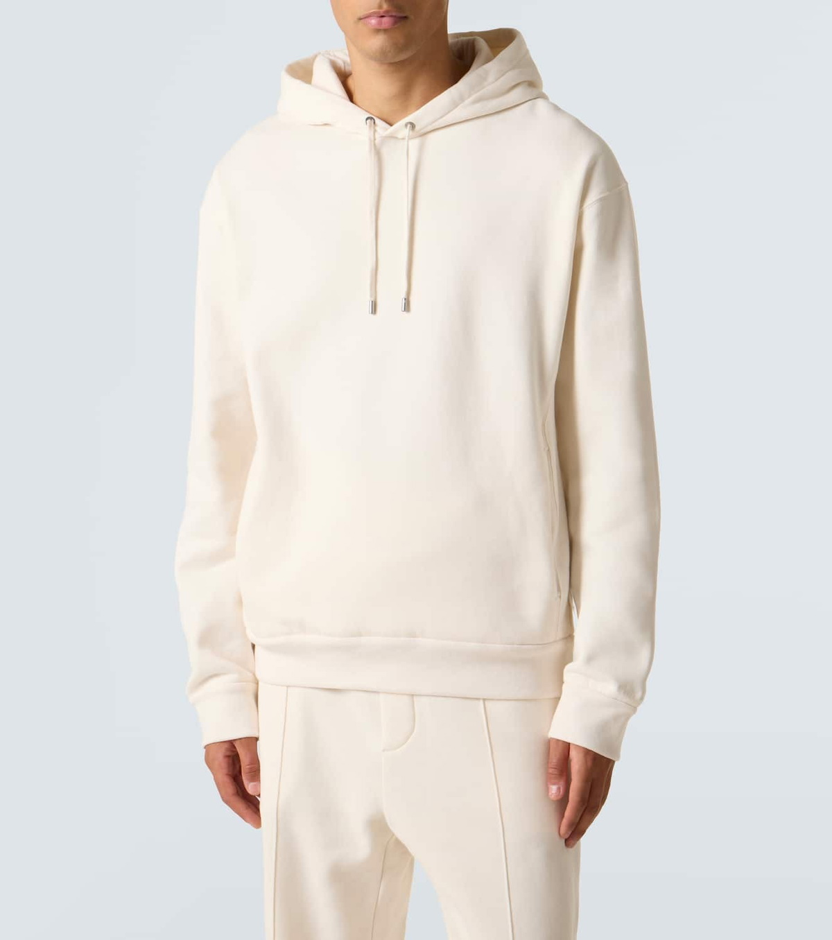Ralph Lauren Purple Label Cotton and cashmere jersey hoodie