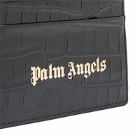 Palm Angels Men's Logo Card Holder in Black