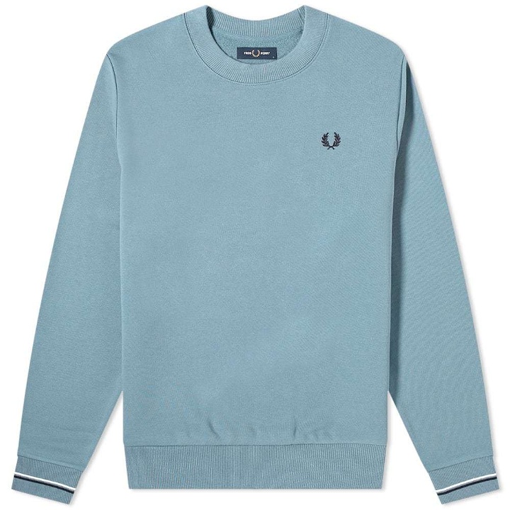 Photo: Fred Perry Authentic Tipped Cuff Crew Sweat