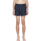 PS by Paul Smith Navy Zebra Logo Swim Shorts