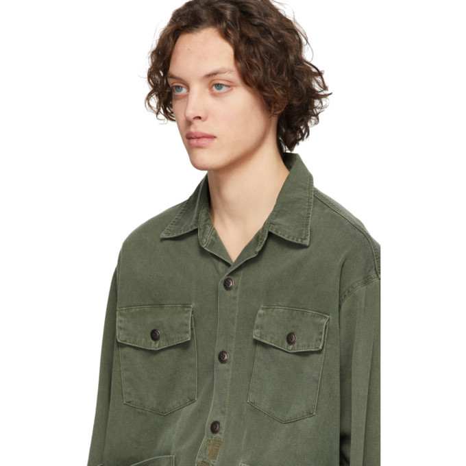 Greg Lauren Green Baker Boxy Studio Jacket Greg Lauren