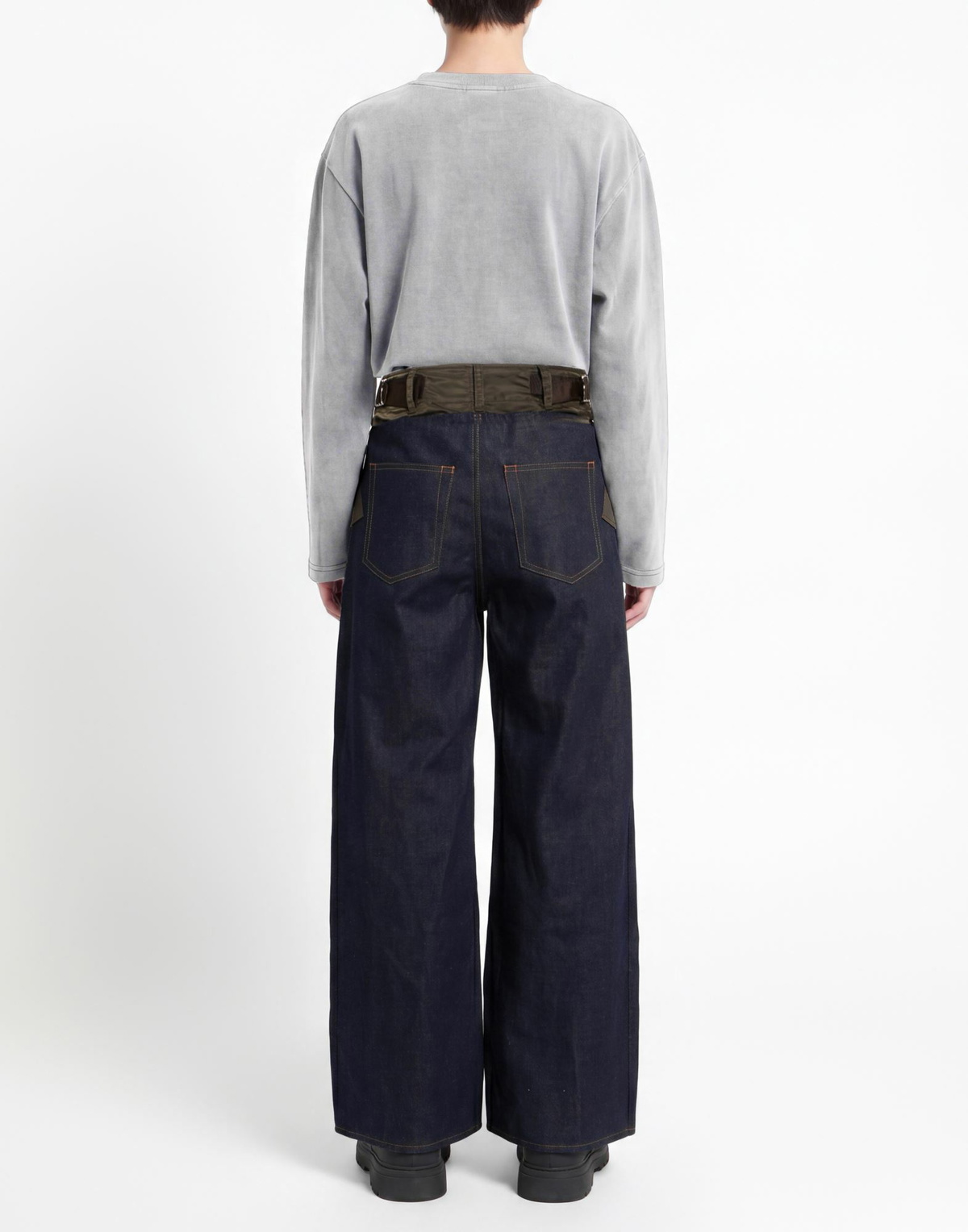 Sacai Womens Jeans in Blue