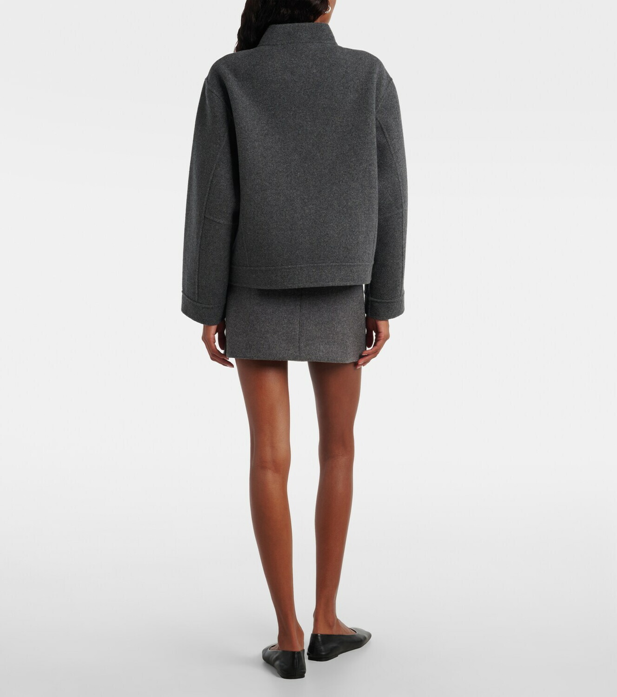 Extreme Cashmere Motor wool and cashmere bomber jacket
