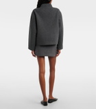 Extreme Cashmere Motor wool and cashmere bomber jacket