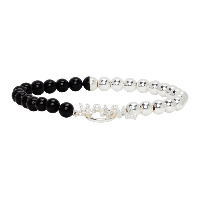 Photo: WWW.WILLSHOTT Black and Silver Onyx Bracelet