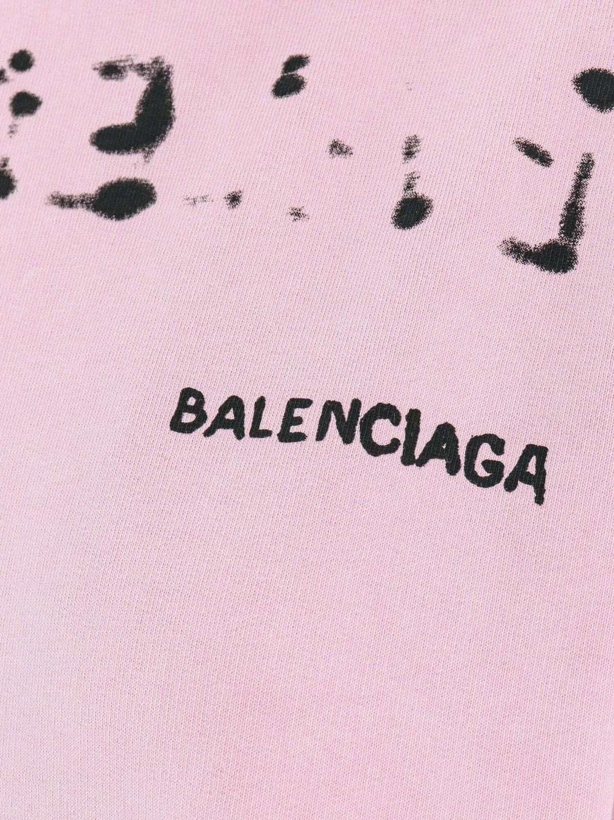 Balenciaga Sweatshirt Pink Womens Balenciaga