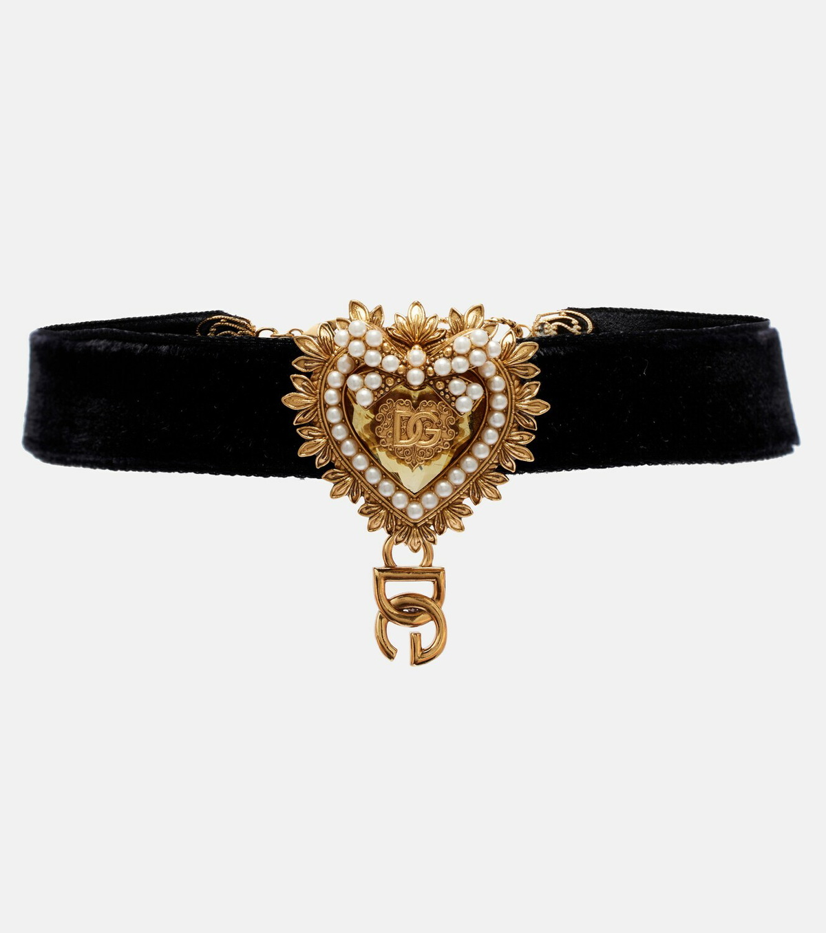 Dolce&Gabbana DG velvet choker