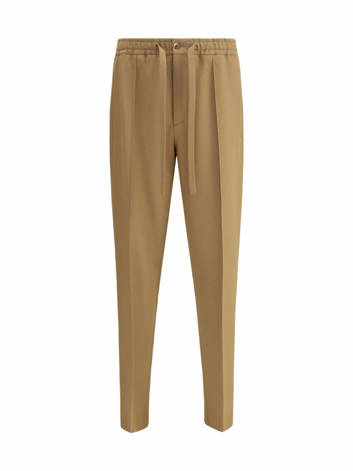 パンツ VALENTINO 'Dry Tailoring Wool' valentino pants Beige Valentino Virgin wool wide-leg pants Valentino