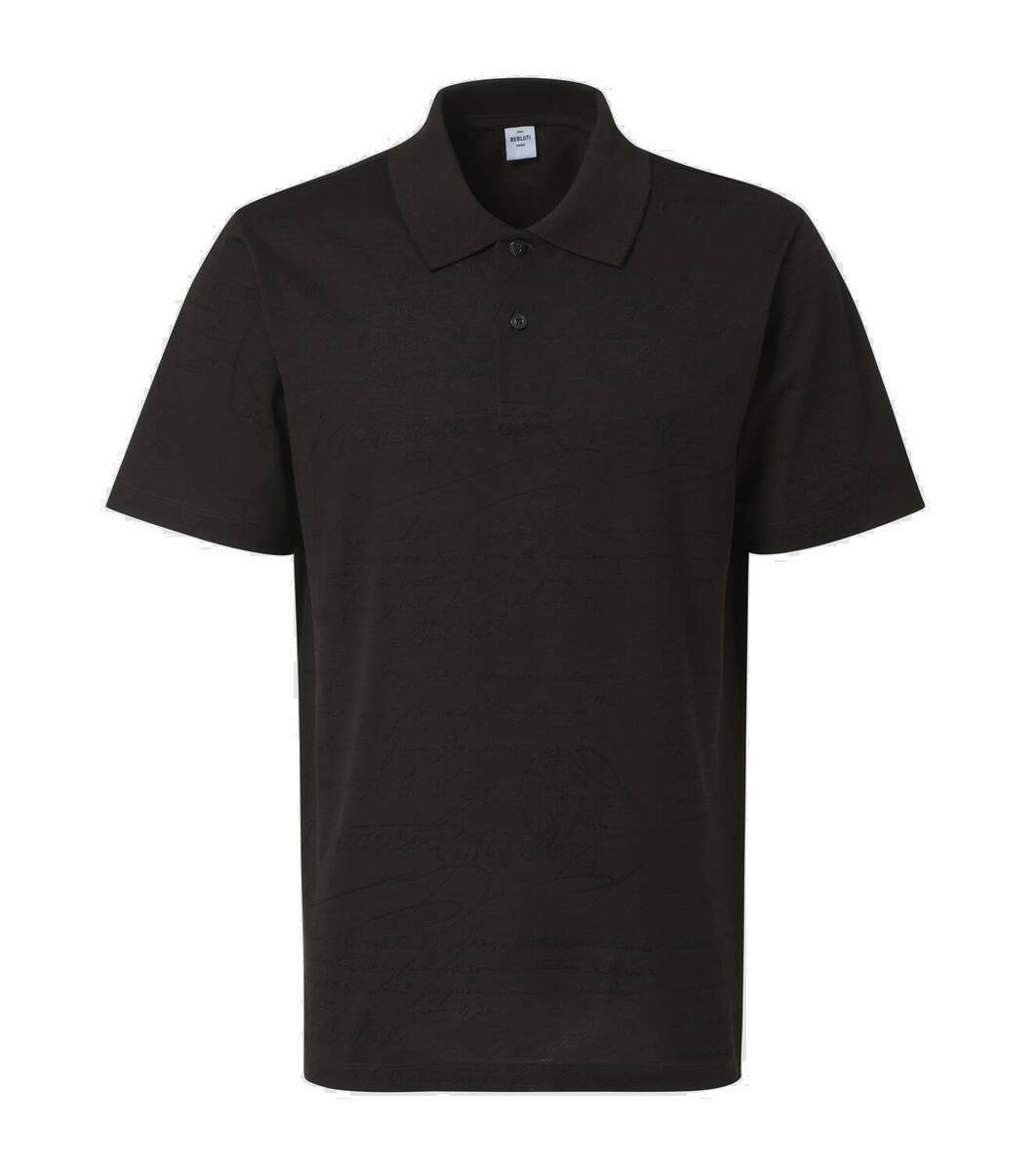Berluti Polo shirt with embroidered crest Berluti Berluti Polo shirt with embroidered crest Berluti