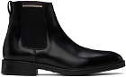 Paul Smith Black Leather Lansing Chelsea Boots