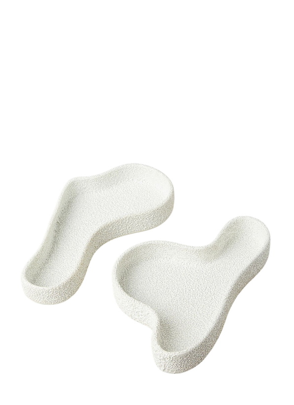 Photo: Marloe Marloe Set Of Two Lava & Bone Curved Trays