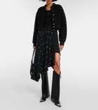Givenchy Shark Lock Cowboy leather knee-high boots