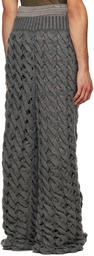 Isa Boulder SSENSE Exclusive Blue Basket Trousers