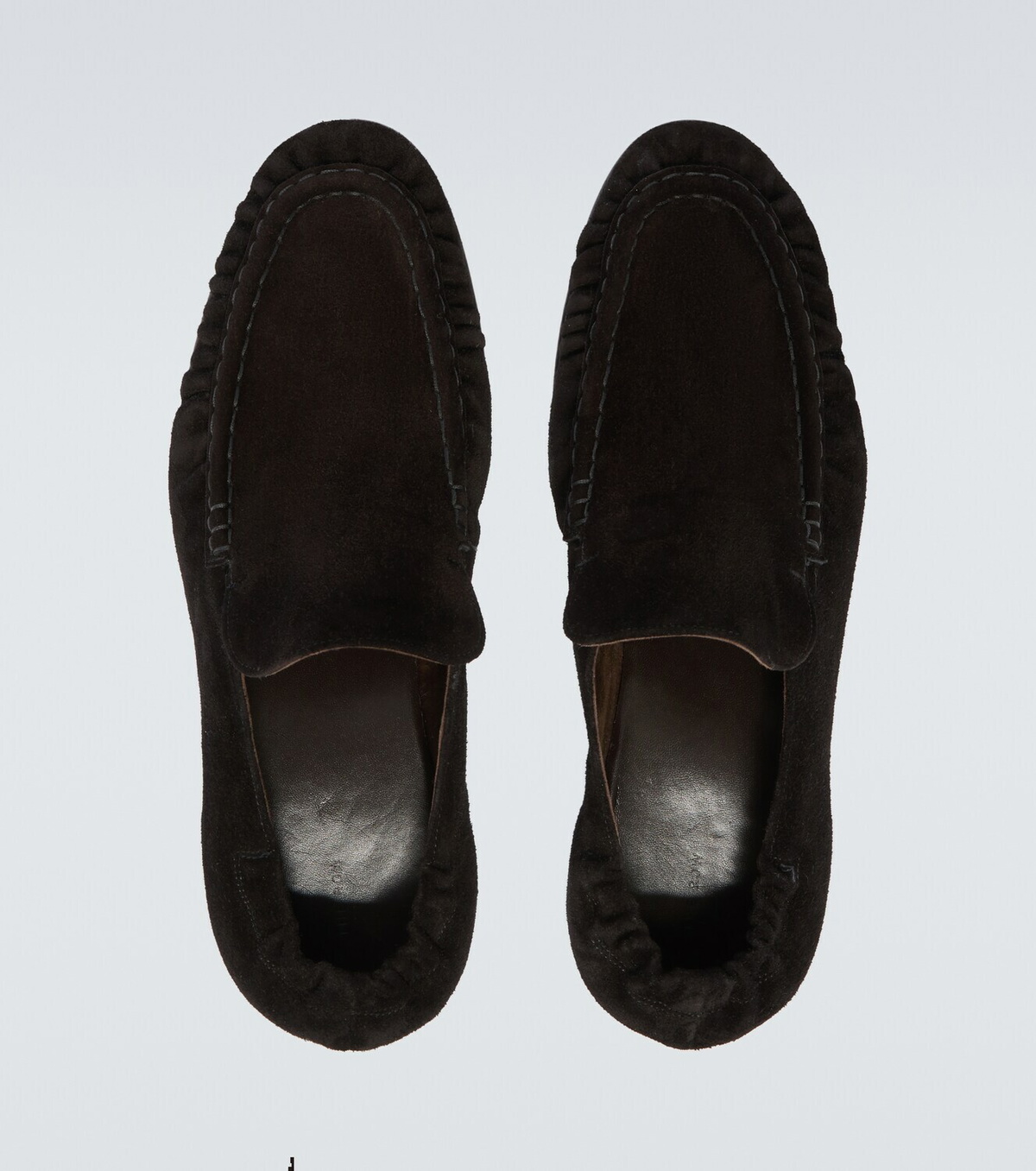 The Row Soft Two suede loafers