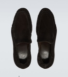 The Row Soft Two suede loafers