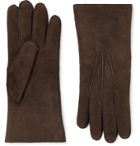 Loro Piana - Shearling Gloves - Brown