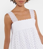 Tory Burch Cotton broderie anglaise minidress