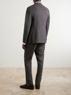 Mr P. - Wool, Silk and Linen-Blend Suit Jacket - Brown