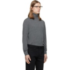 TOM FORD Gray Fine Gauge Pure Wool Turtleneck
